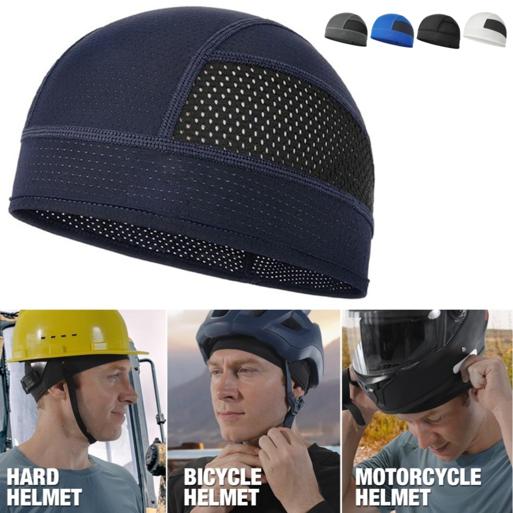Bicycle Helmet - Summer Mesh Thin Vents Beanie Cap