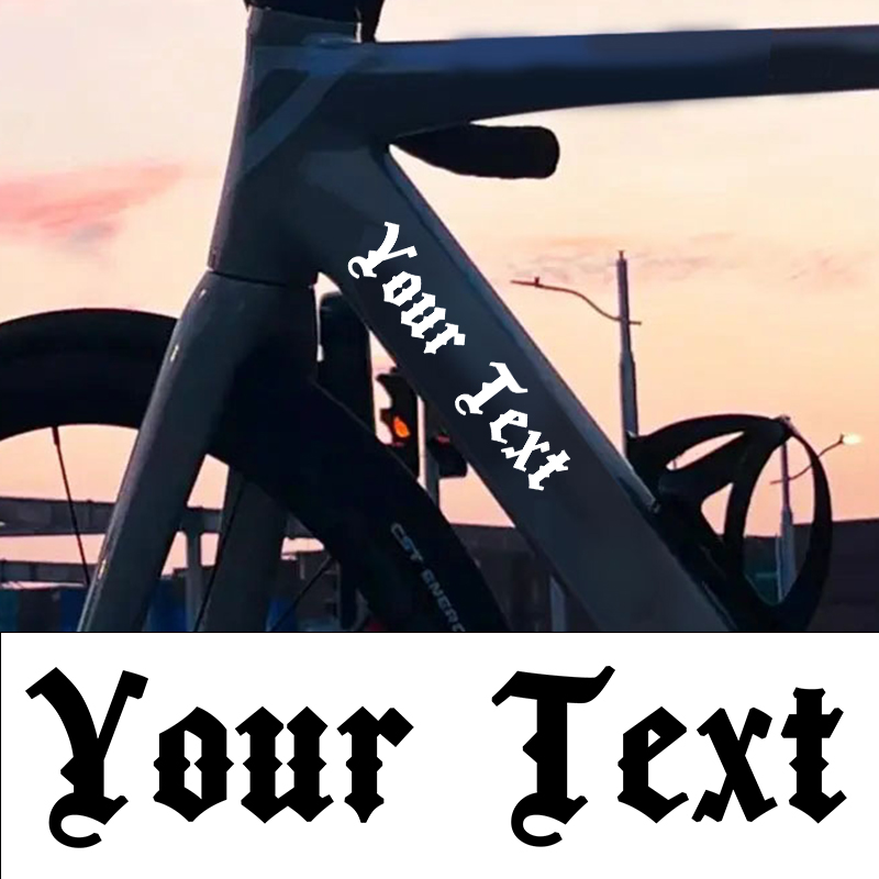 Bicycle Helmet - 1PC Custom Text Height3.5CM Personalized Bicycle