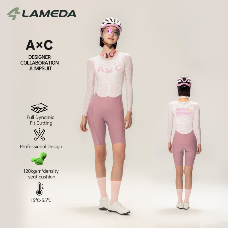 Cycling Gear Women Sale - LAMEDA Women's Cycling Jumpsuit Long Sleeve