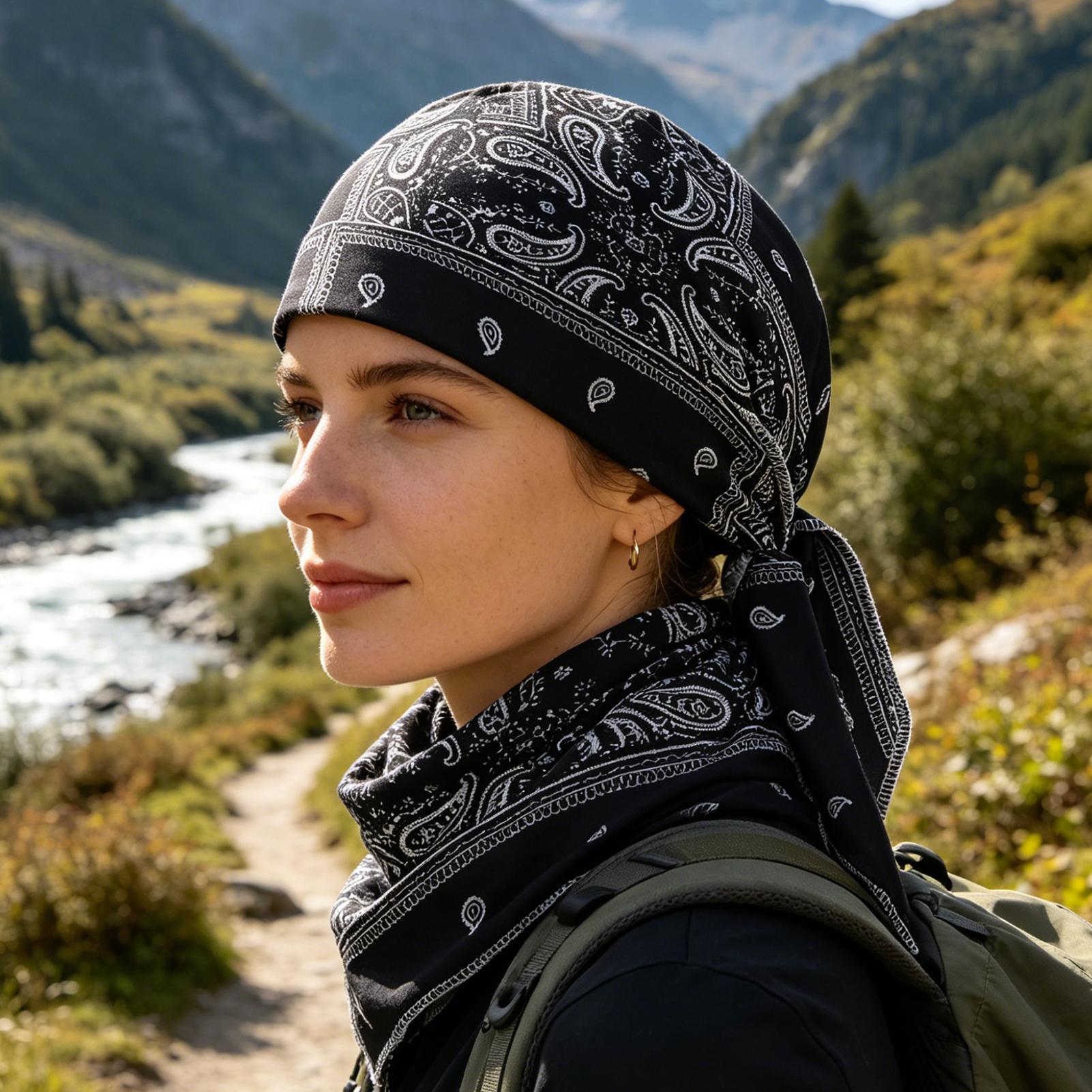 Bicycle Helmet - Cooling Skull Cap Stretchy Sweat Wicking