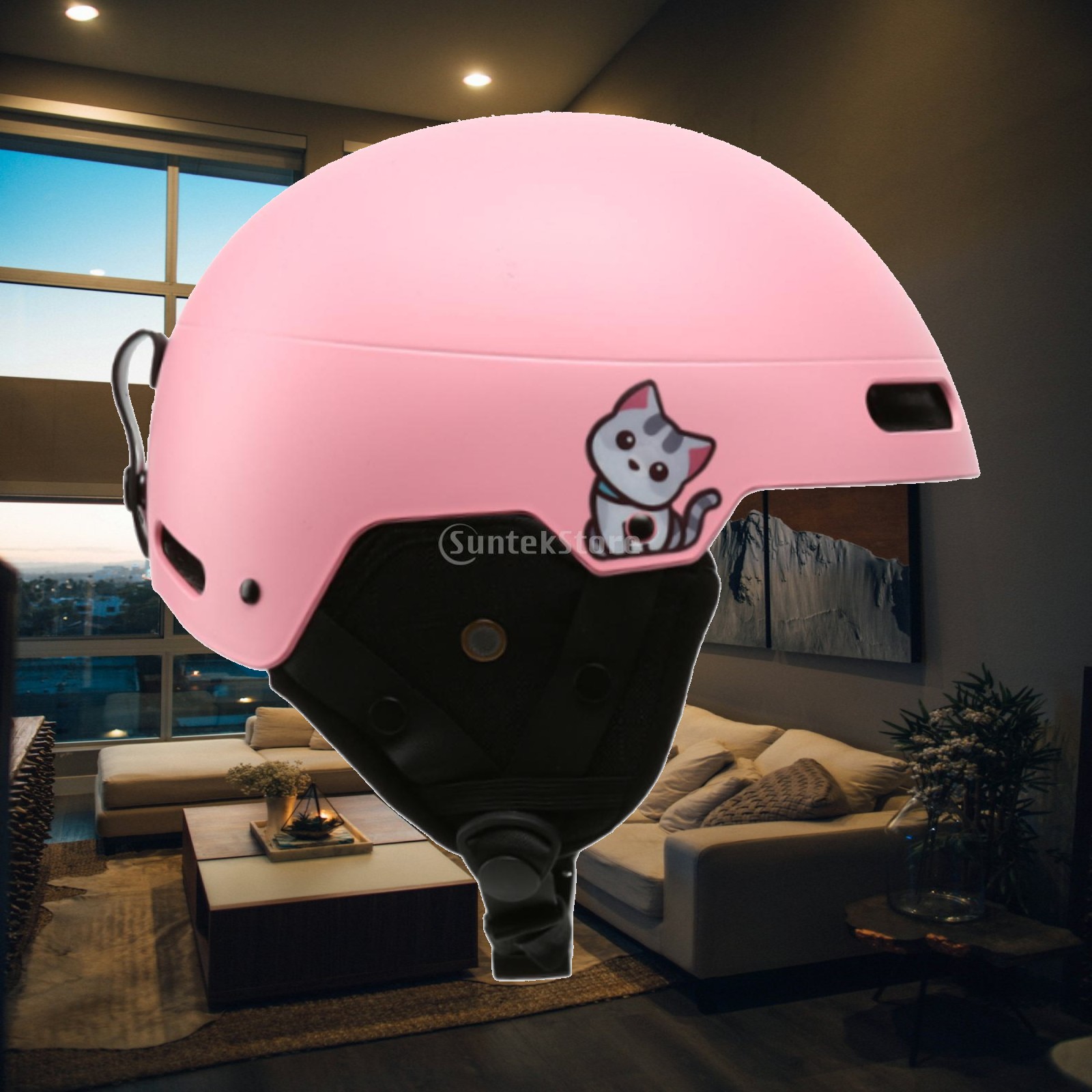 Bicycle Helmet - Ski Helmet Adjustable Portable Snow Helmet