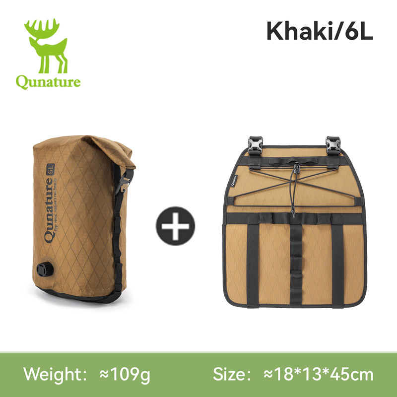 Cycling Gear Pack - Qunature 6/12L Bikepacking Bag Fully Waterproof