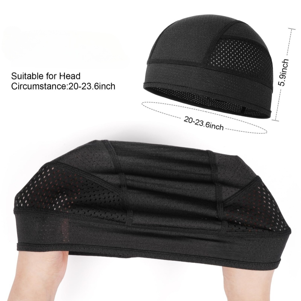 Summer Mesh Thin Vents Beanie  - Bicycle Helmet 评论和价格