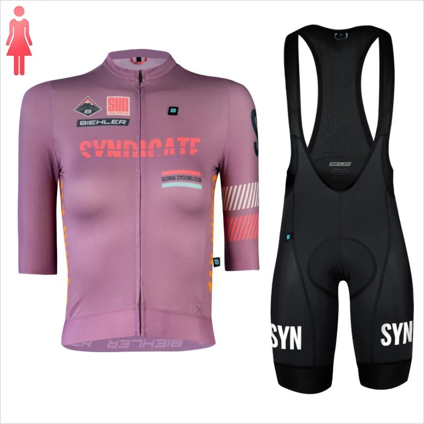 SYN Purple short sleeve Jersey - Cycling Gear Apparel 评论和价格