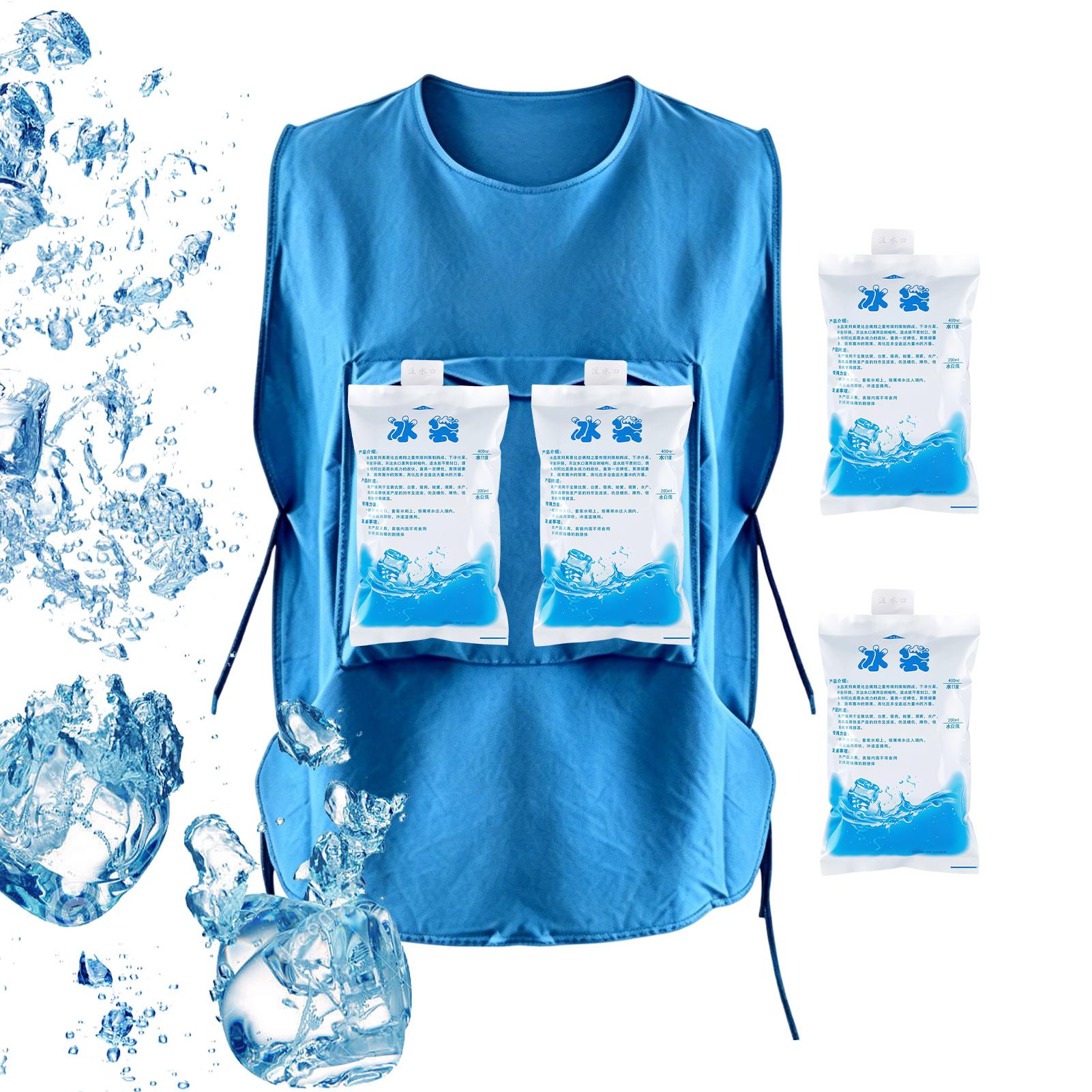 4 Gel Ice Packs Cooling Vest R - Cycling Gear Pack 评论和价格