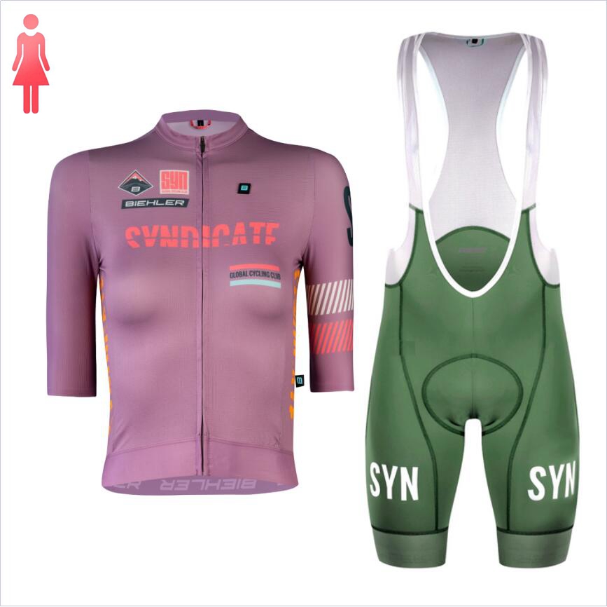 SYN Purple short sleeve Jersey - Cycling Gear Women Sale 评论和价格