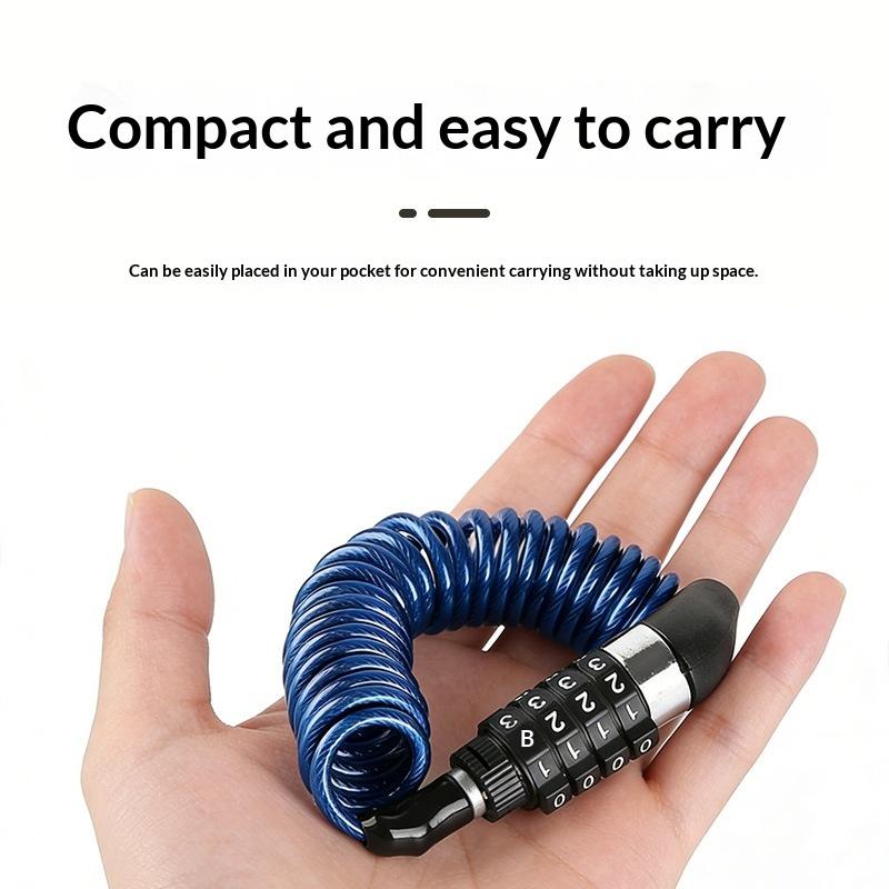 Motorcycle Helmet Lock Cable 4 - Bicycle Helmet 评论和价格
